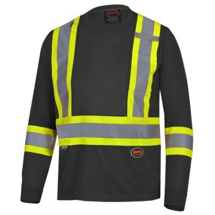 Pioneer High-Visibility Breathable Long Sleeves Work T-Shirt