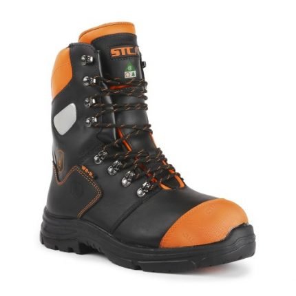 STC Battler 8" Lumberjack Waterproof Work Boots, Chainsaw Safety